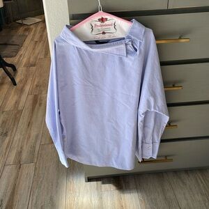 Armani exchange blue top size extra large